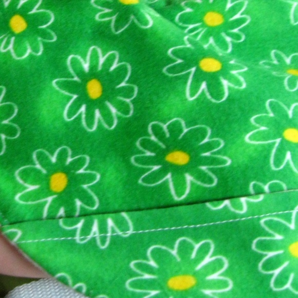 #31. Cotton Baby Bibs, Natural Flannel Lining - Picture 2 of 2